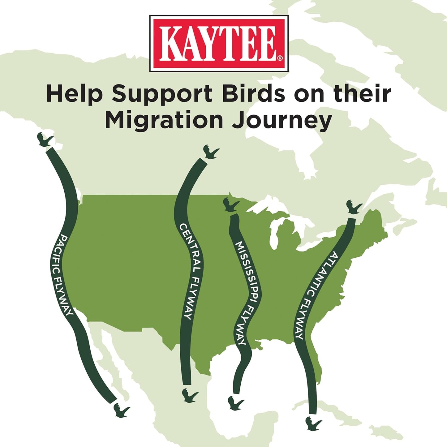 Kaytee Wild Bird Food, Spring Migration Seed Blend, 8 lb