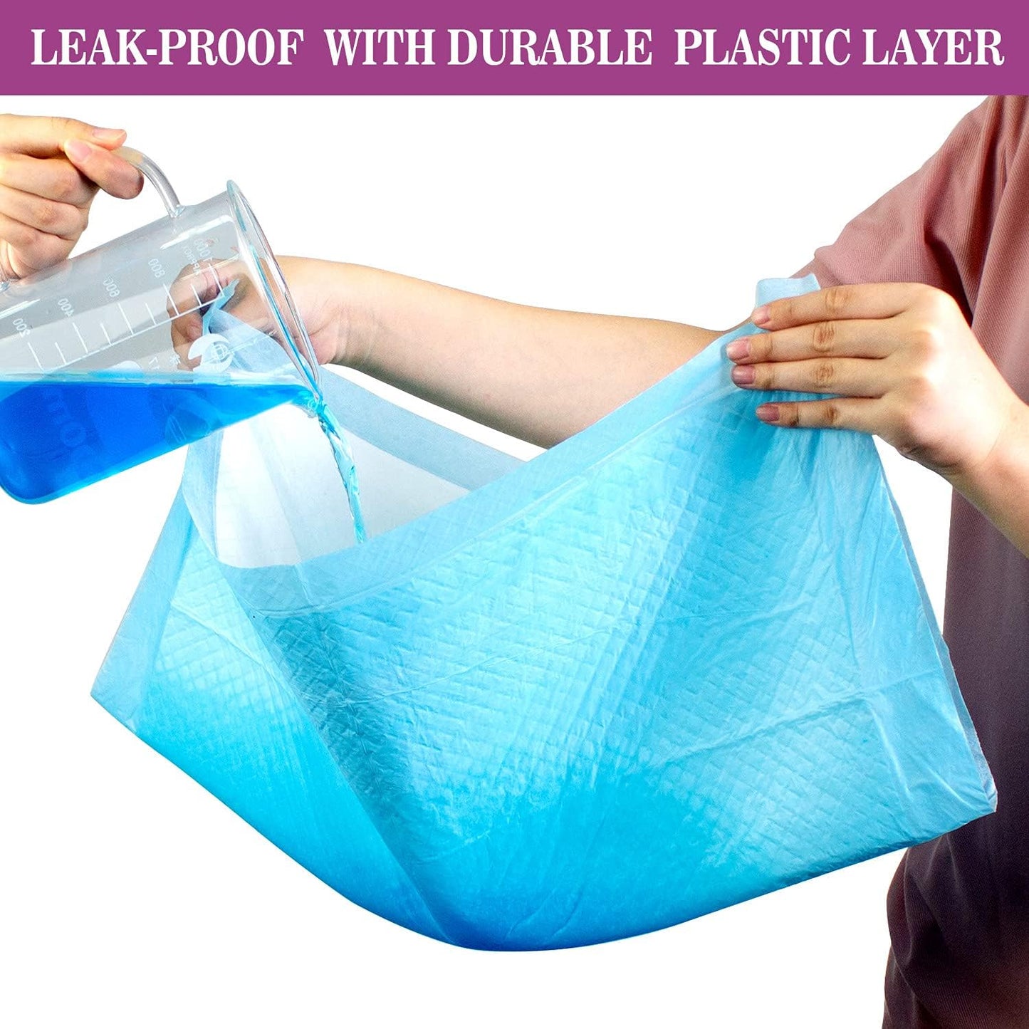 IMMCUTE Large Dog Pee Pads 28"x30"-30 Count | Large Puppy Pee Training Pads Super Absorbent & Leak-Proof | Disposable Pet Piddle and Potty Pads for Puppies | Dogs | Doggie| Cats | Rabbits