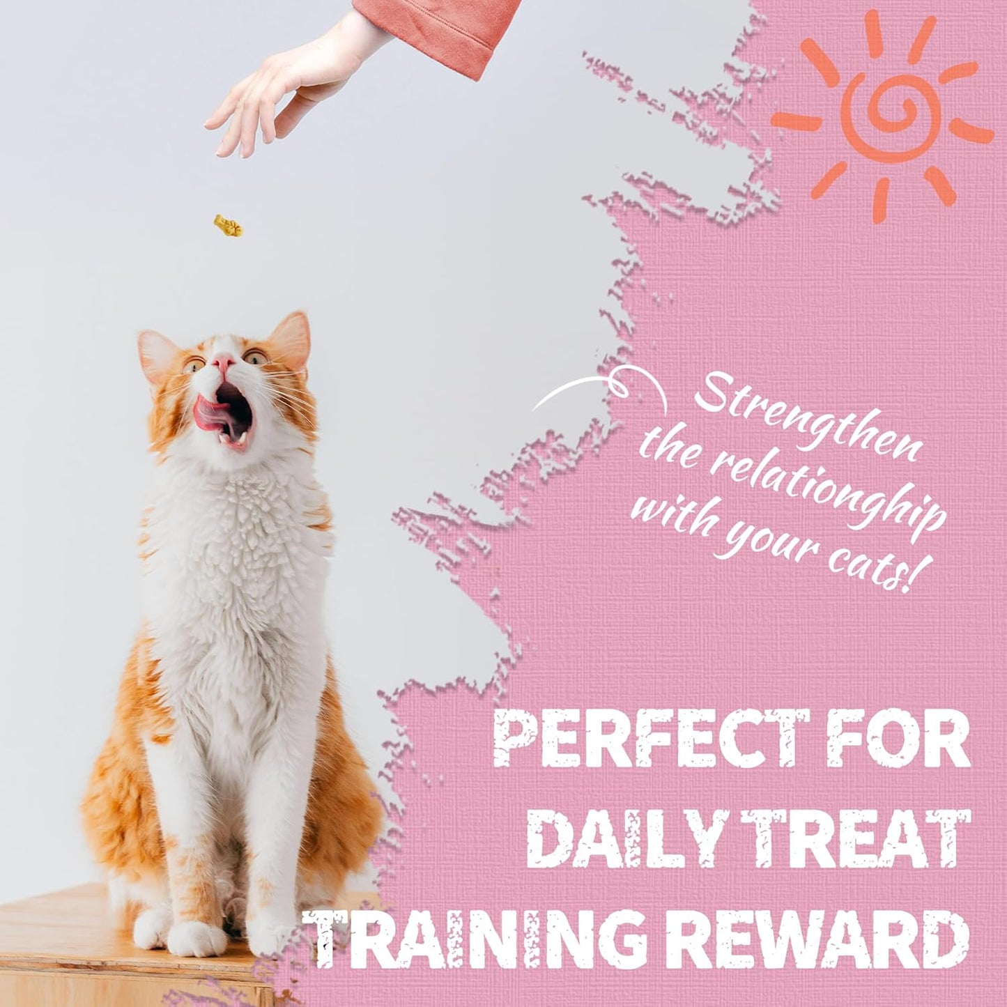 Just Try 16 OZ Shrimp Cat Treats - Grain Free, Crunchy Cat Snacks with Real Shrimp & Krill Oil for Cats, Omega-3 for Skin & Coat, Training Treats