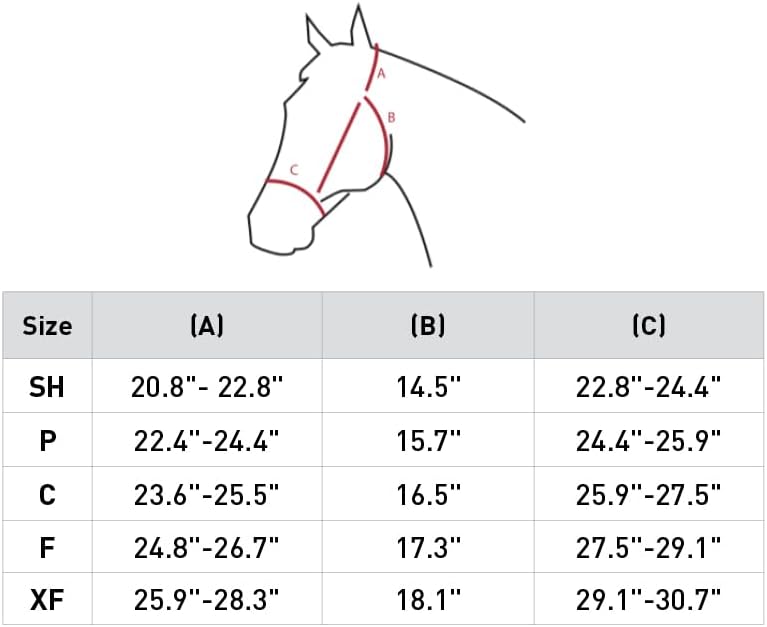 HORZE Adepto Adjustable Horse Halter | Soft, Durable Polyester - Dark Navy - Horse