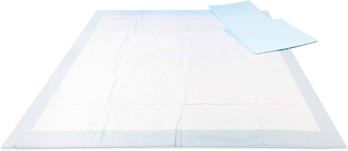 Unifree Disposable Underpads, Bed Pads, Incontinence Pad, Super Absorbent, 40 Count, Blue (XXL 36x36 Inch)