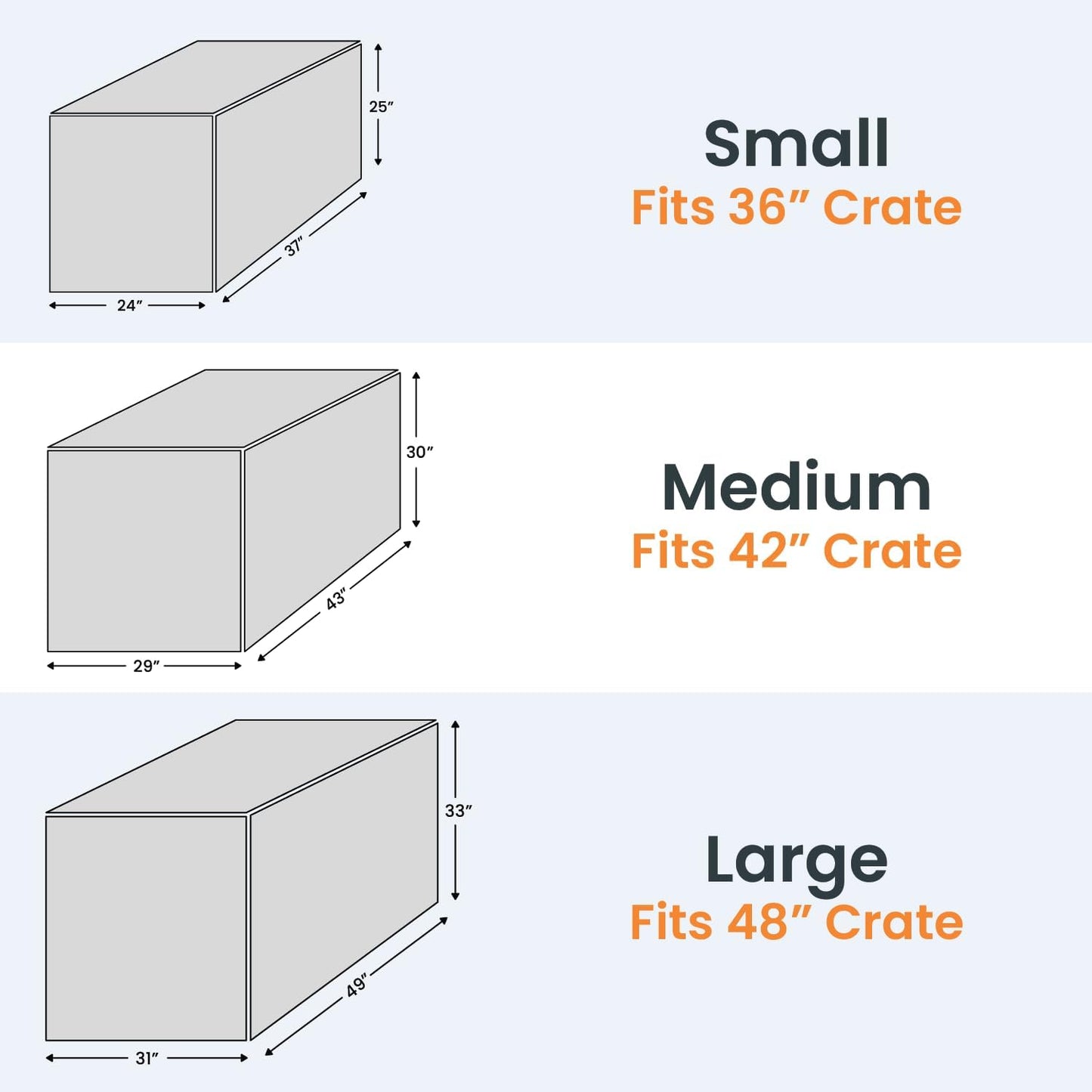 4Knines Quilted Dog Crate Cover – Heavy-Duty, Water-Resistant Fabric for Indoor/Outdoor Use – Durable Travel Cage Cover for Training, Weather Protection – Fits 48-Inch Crates – Black