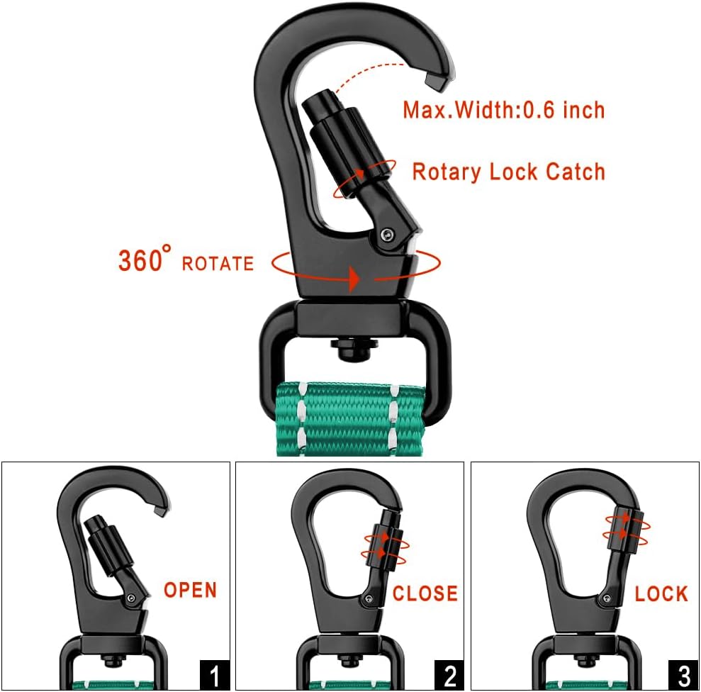 PLUTUS PET Short Dog Leash, Reflective Nylon Padded Handle, Strong Traffic Leash with Carabiner Clip, Perfect for Large or Medium Dogs (10”，Teal)