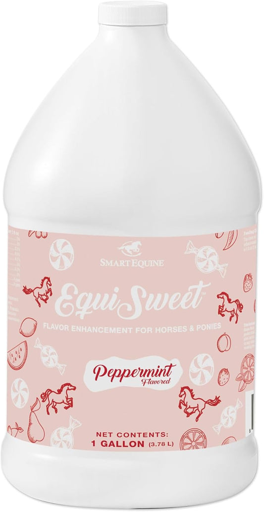 Uckele by SmartEquine Equi Sweet Peppermint | Sugar-Free Natural Peppermint Flavor, Perfect for Picky Eaters, Enhances Feed Palatability | 1 Gallon