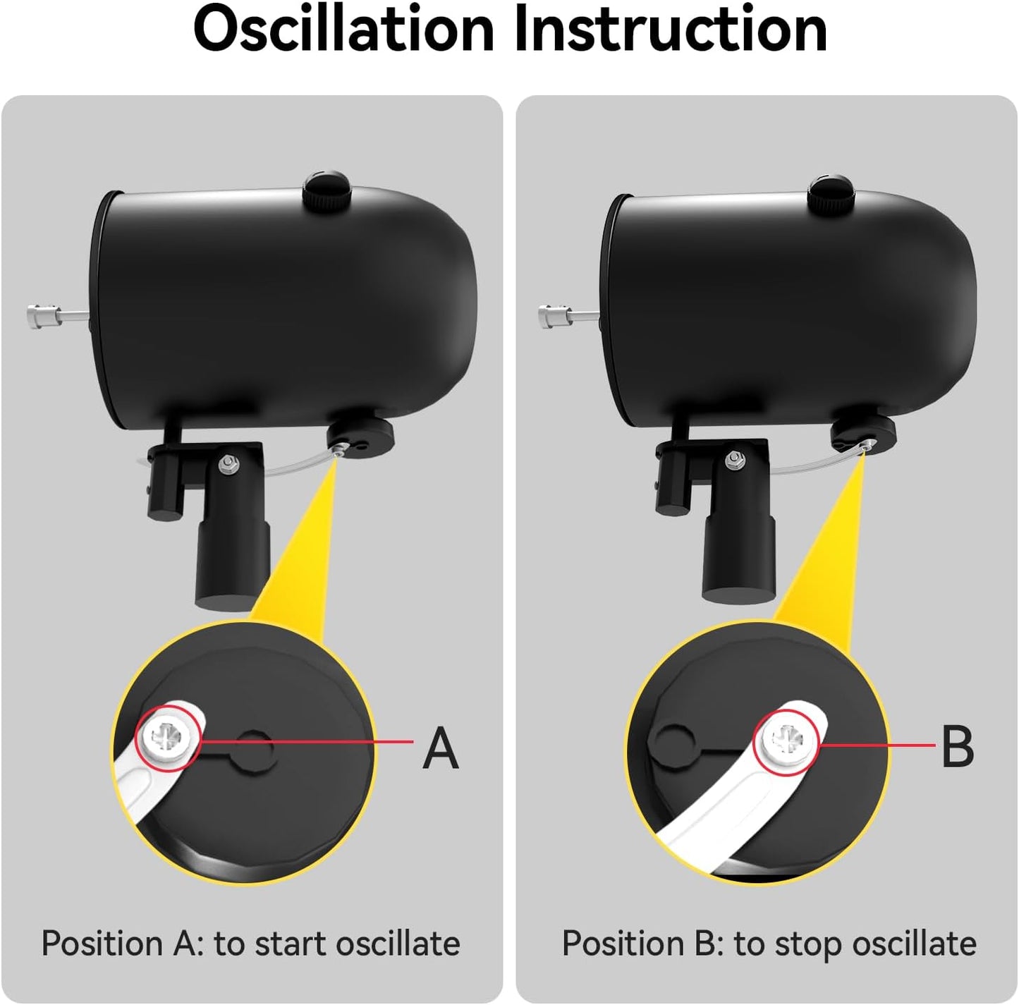 30 Inch Industrial Wall Mount Fan Oscillating, 8900 CFM Commercial Metal Wall Fans with Poweful Motor, 3 Speed, Heavy Duty Construction Indoor for Warehouse, Workshops, and Garage, UL Listed