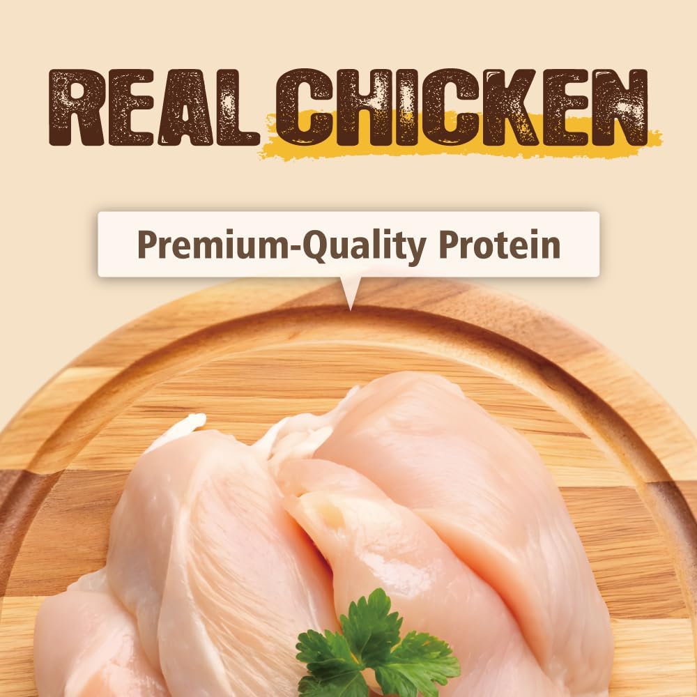 Gootoe Soft Chicken Dental Chews with Chlorophyll 1.5 lb, All Natural, Grain-Free, High-Protein, Healthy & Easily Digestible, Soft Texture, Resealable