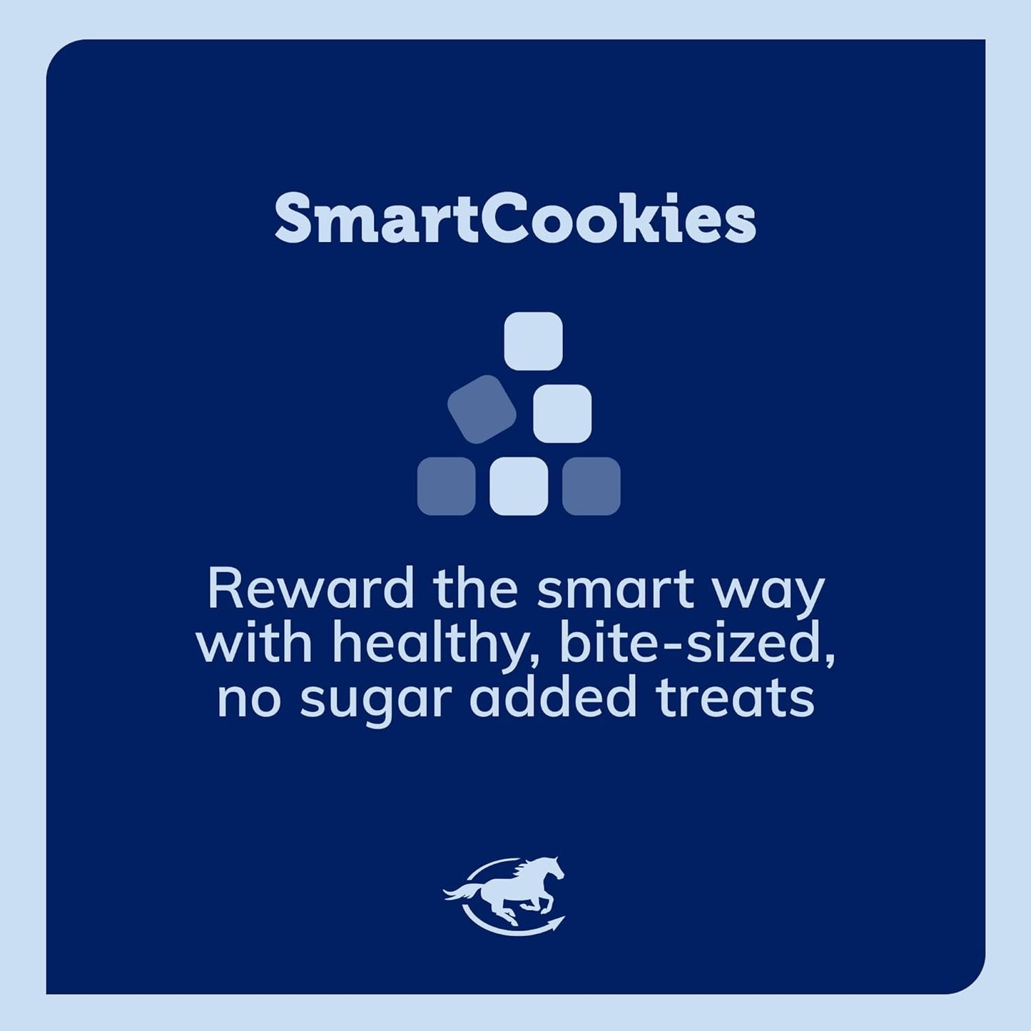 SmartEquine SmartCookies | Healthy Treats for Horses Made from Coconut Meal, Beet Pulp, Alfalfa, and Flaxseed Oil | No Sugar Added Horse Treats | Peppermint Pattie Flavor Cookies for Horses, 3 lb Bag