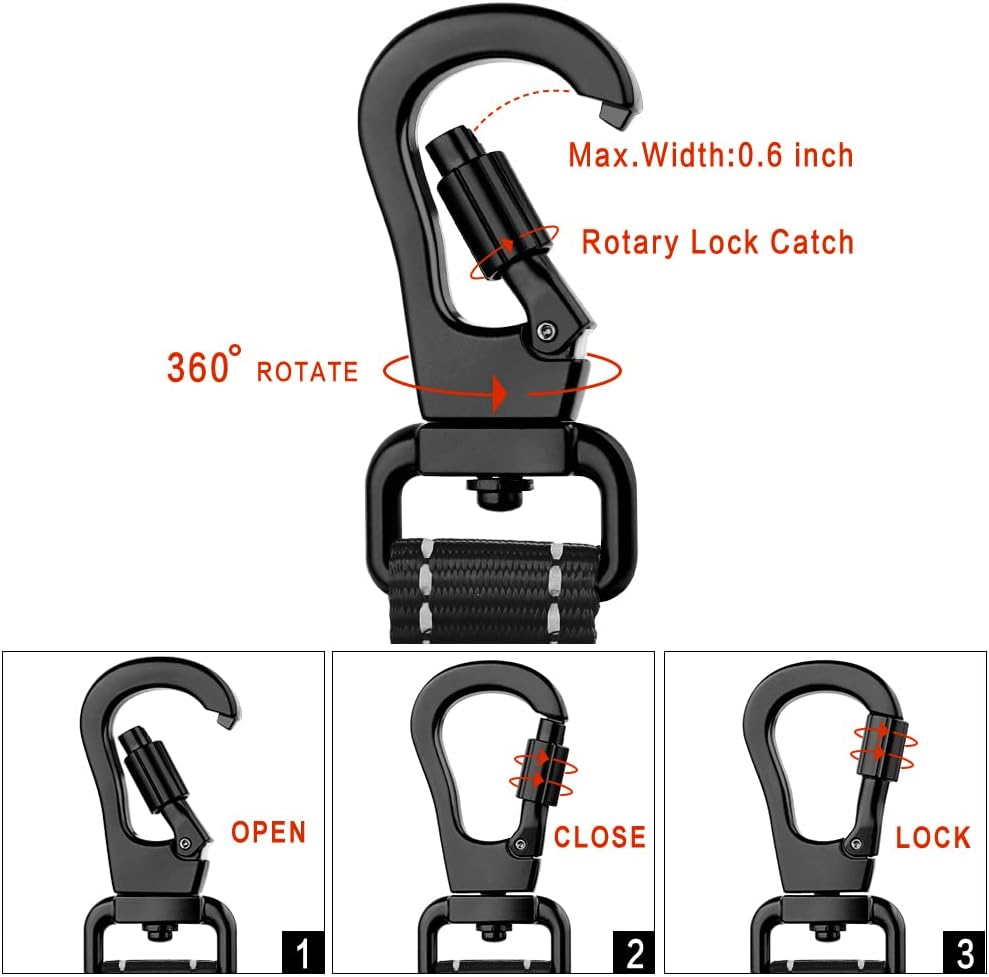 Plutus Pet Dog Seat Belt for Car, Adjustable Dog Car Harness with Carabiner Clip, Reflective Safety Dog Seatbelt Leash with Elastic Bungee, Chocolate