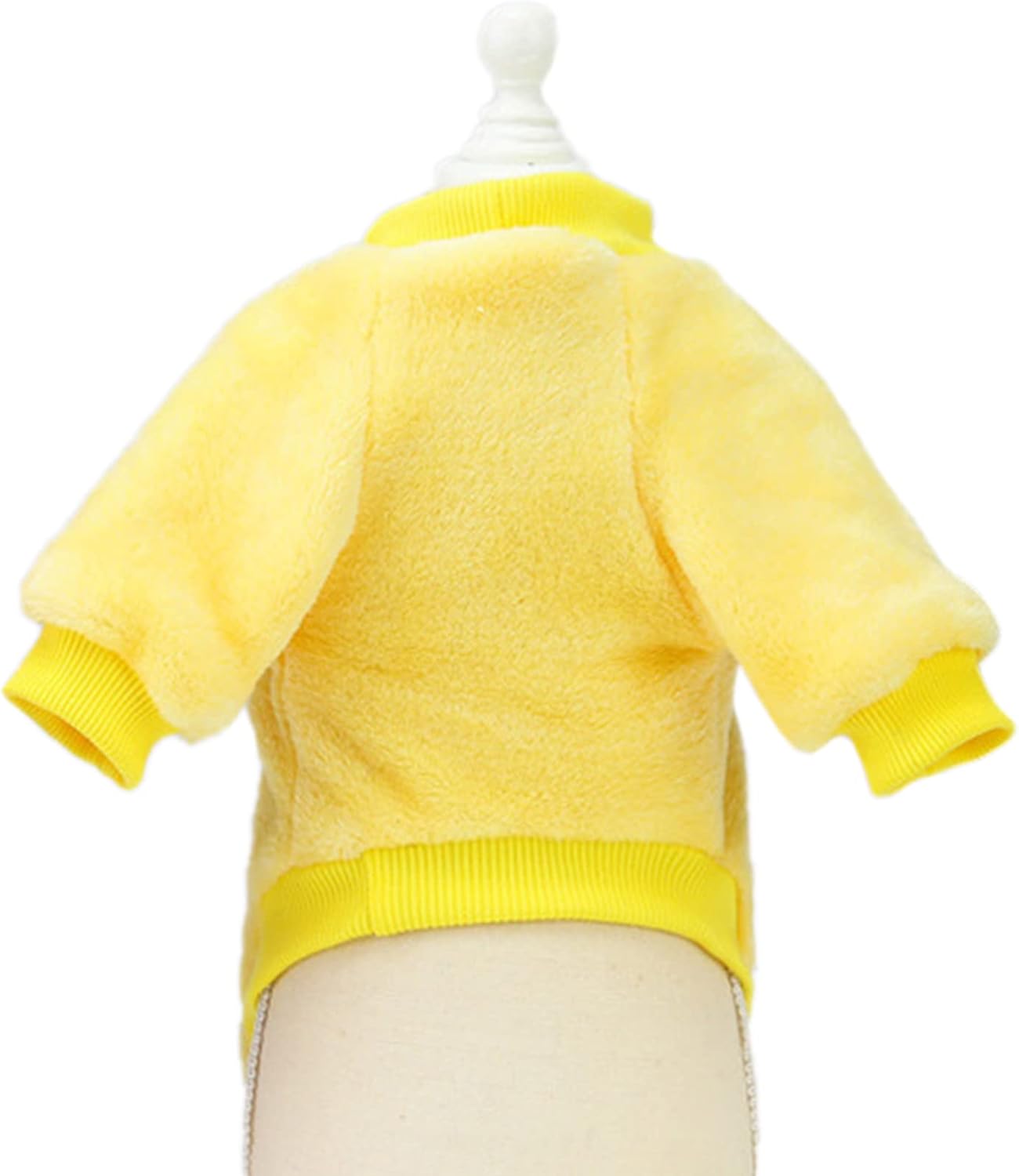 Jecikelon Pet Dog Clothes Dog Sweater Soft Thickening Warm Pup Dogs Shirt Winter Puppy Sweater for Dogs (Z01-Yellow, X-Small)