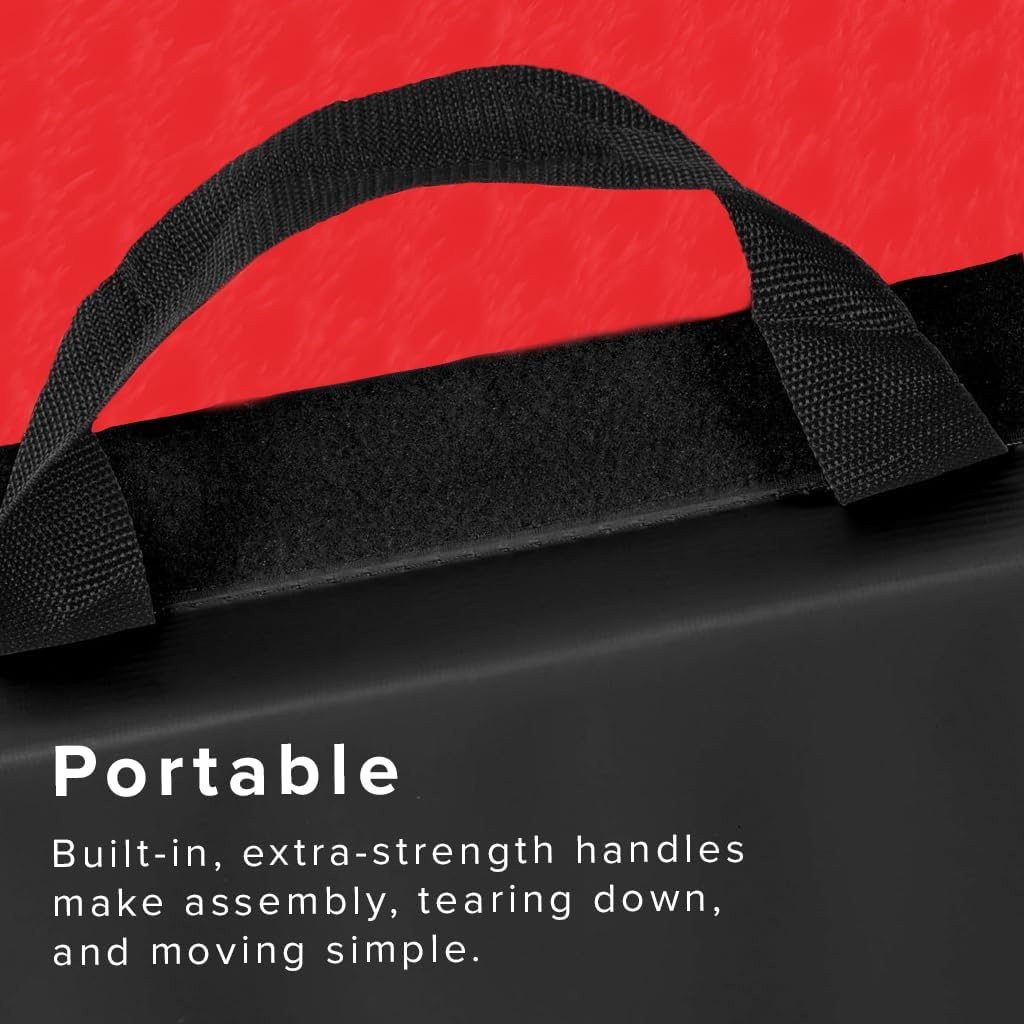 We Sell Mats - 4 ft x 8 ft x 2 in Personal Fitness & Exercise Mat for Home Workout - Lightweight and Folds for Carrying – All Purpose Home Gym Mat – Thick Mat for Yoga, Pilates, Stretches, and Floor Exercises