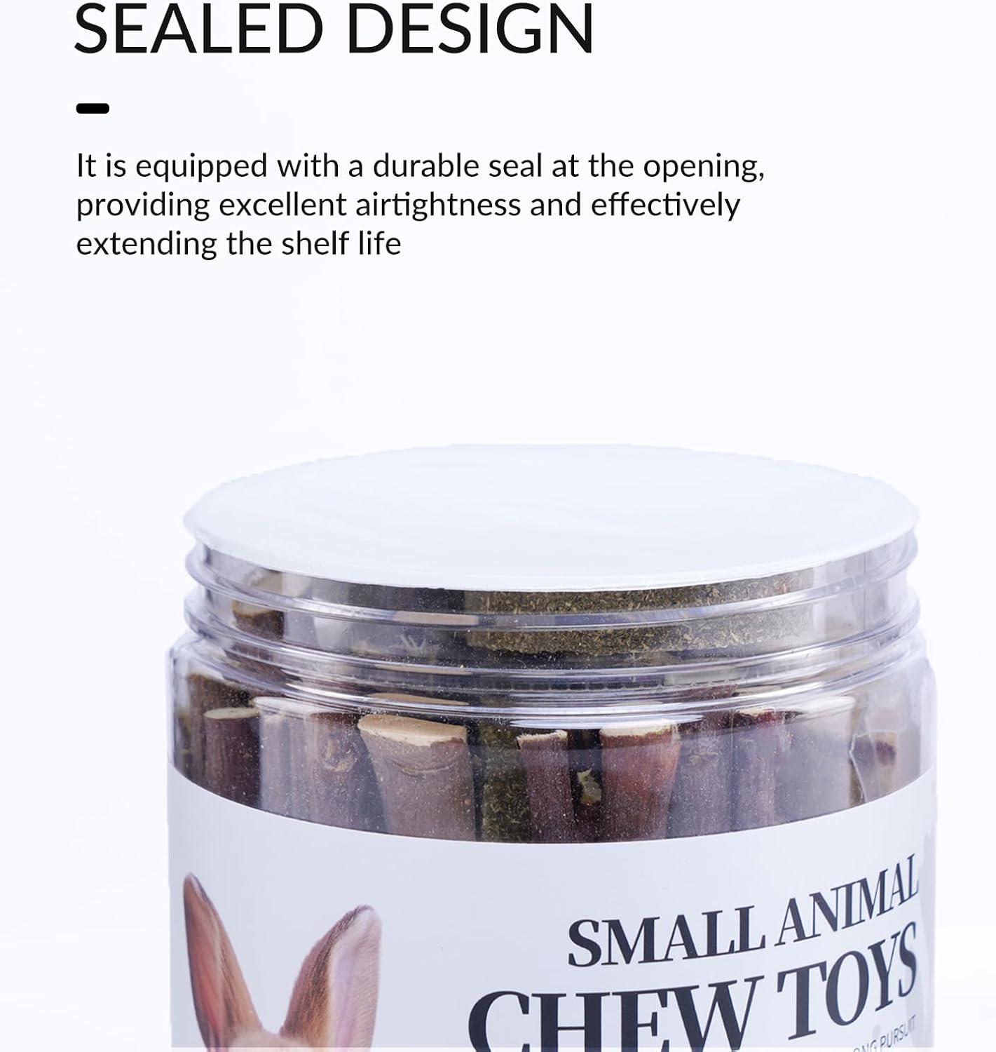 50-60 Pcs Rabbit Chew Toys, Guinea Pig, Hamster, Bunny Chew Toys, Sweet Bamboo, Apple Stick, Timothy Stick, Prevent Teeth Overgrowth, Clean Teeth