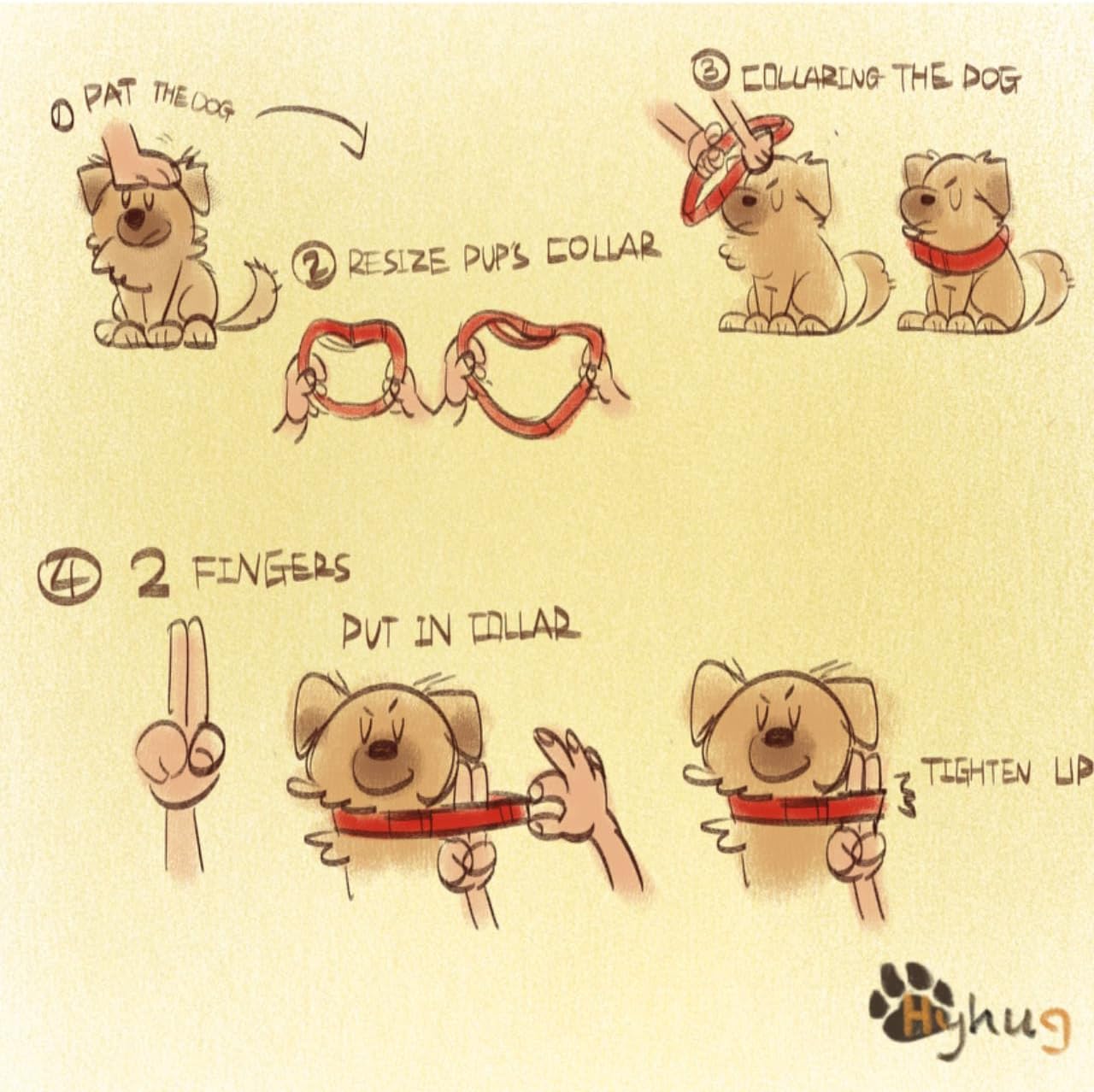 Hyhug Martingale Dog Collar Without Buckle: Escape-Proof, No Slip Heavy Duty Nylon, Colorfast Adjustable Pet Supplies for Small Breeds(Small, Military Green)