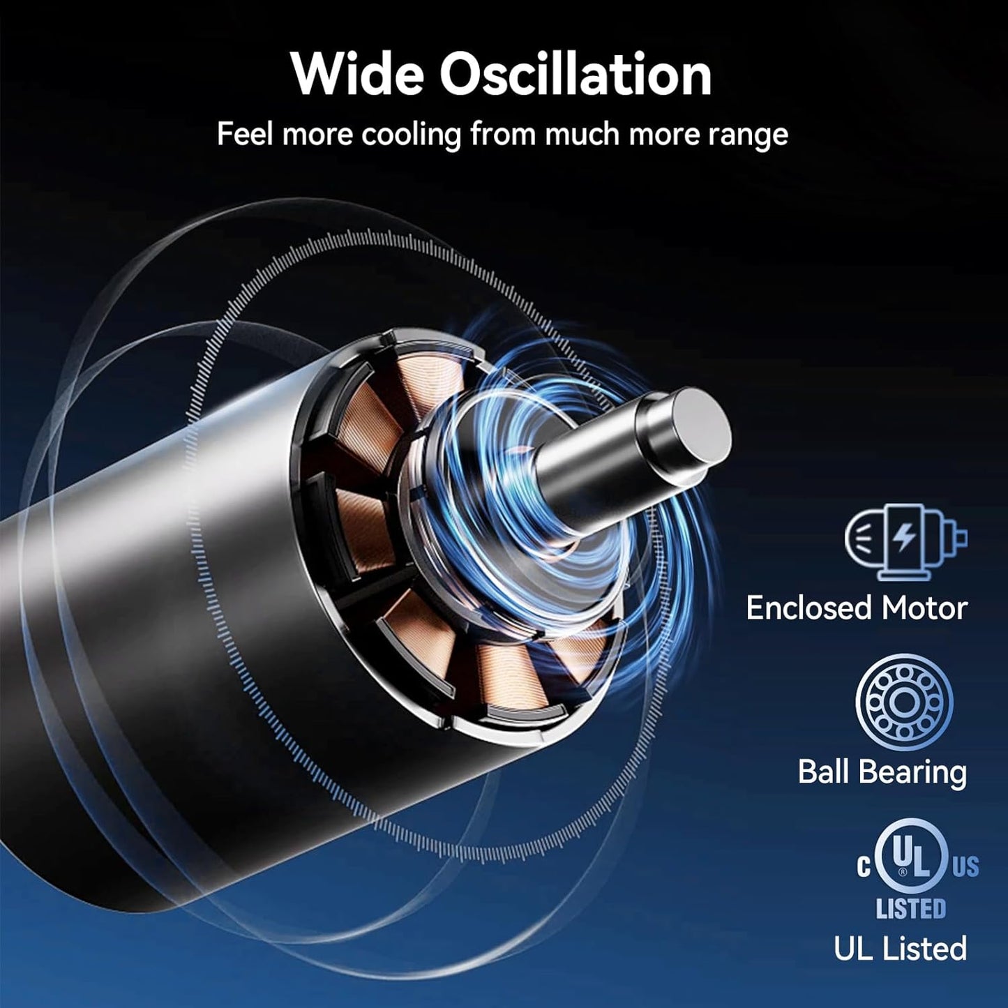 30 Inch Industrial Wall Mount Fan Oscillating with 2 Pack, 8900 CFM Commercial Metal Wall Fans with Poweful Motor, 3 Speed, Heavy Duty Construction Indoor for Warehouse, Workshops UL Listed