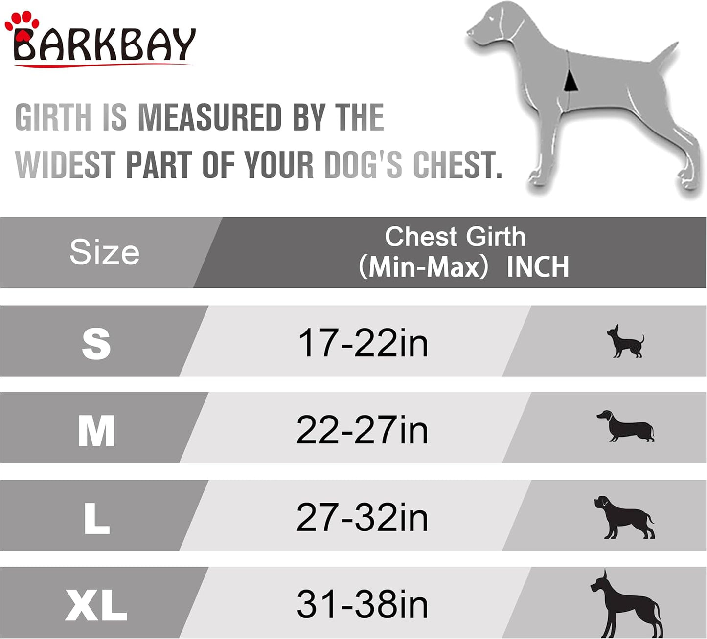 BARKBAY No Pull Dog Harness Front Clip Heavy Duty Reflective Easy Control Handle for Large Dog Walking(Light Pink,M)