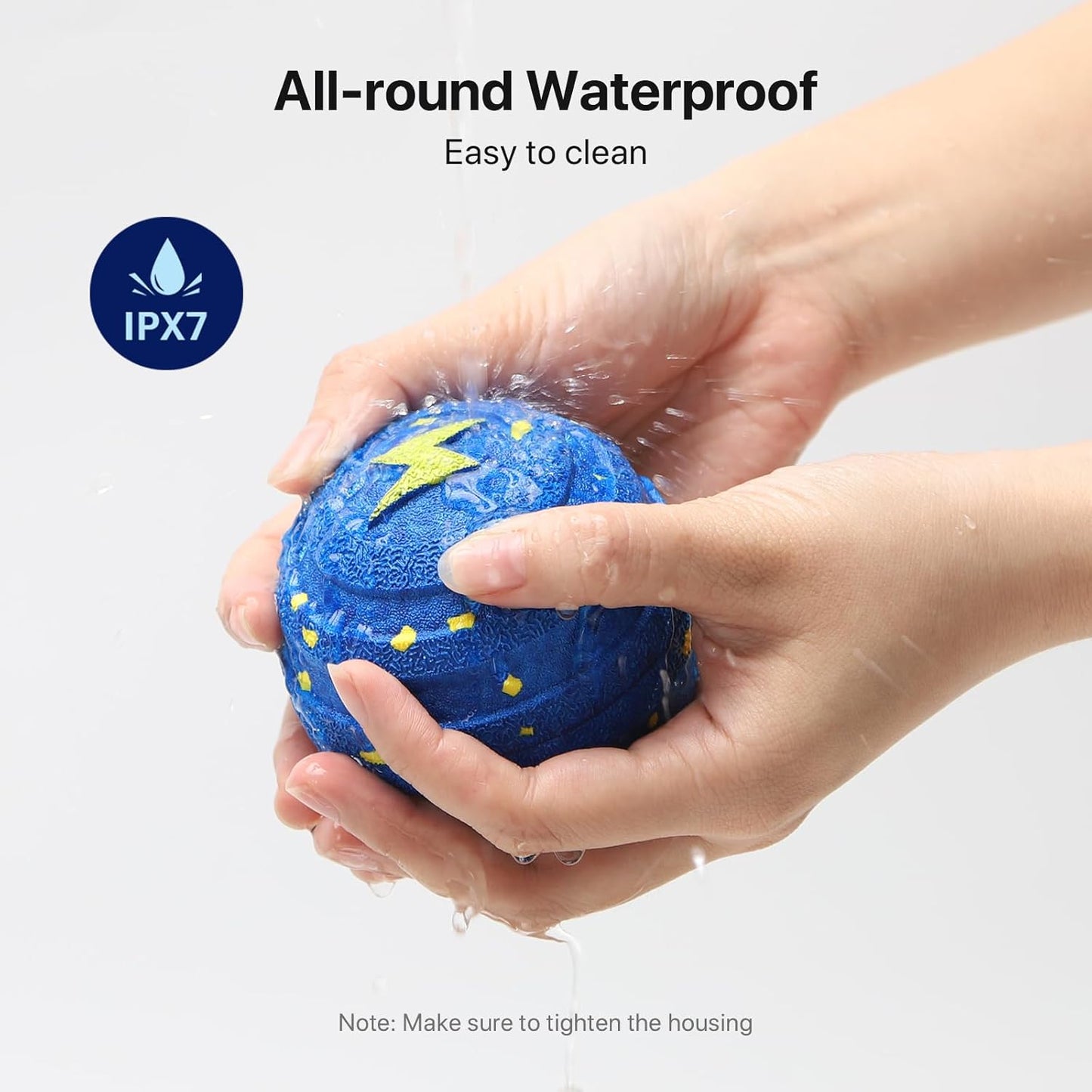 Interactive Dog Toys Balls Moving - Smart Automatic Bouncing Interactive Dog Ball, Durable Pet-Safe E-TPU Material, IPX7 Waterproof, Anti Boredom Dog Toys to Keep Them Busy for Large and Small Dogs