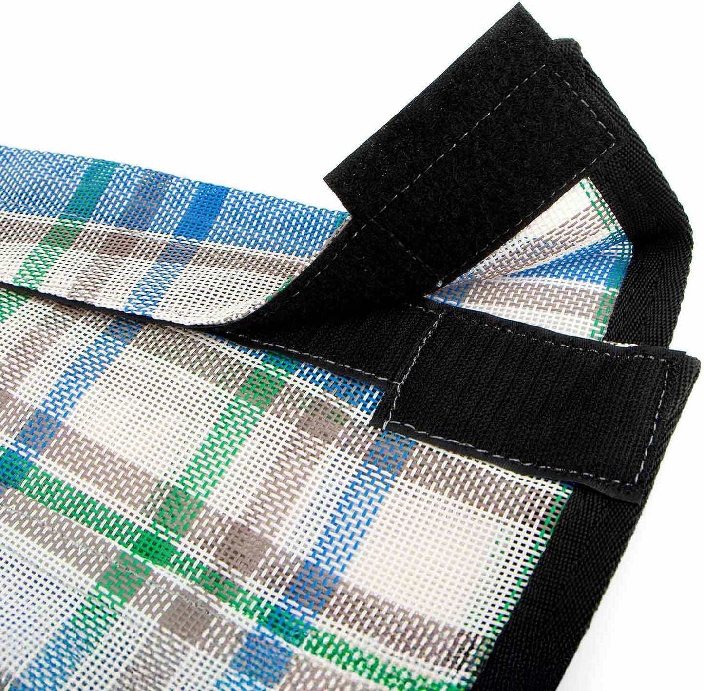 Jeffers Romper Stomper Fly Boots for Horses - Grey, Large – Breathable Mesh Leg Wraps for Insect Protection, Stable Accessories for Summer Turnout, Ride Gear, Horse Hoof & Leg Care - 4 Pack