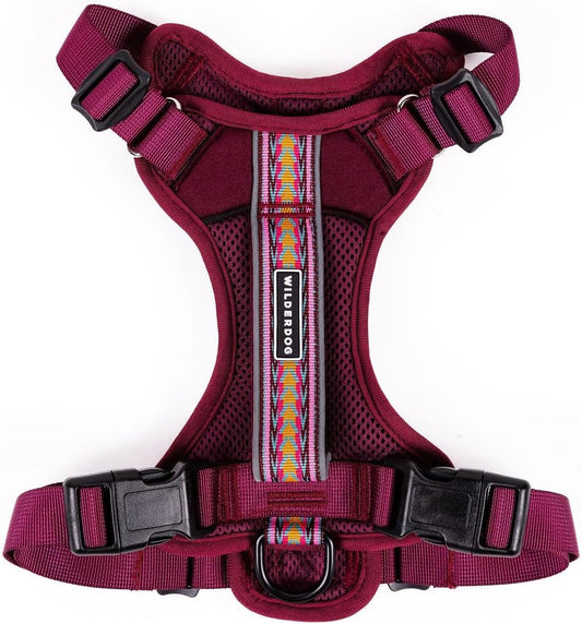 Wilderdog Lightweight Dog Harness with Reflective Straps - Large - Huckleberry