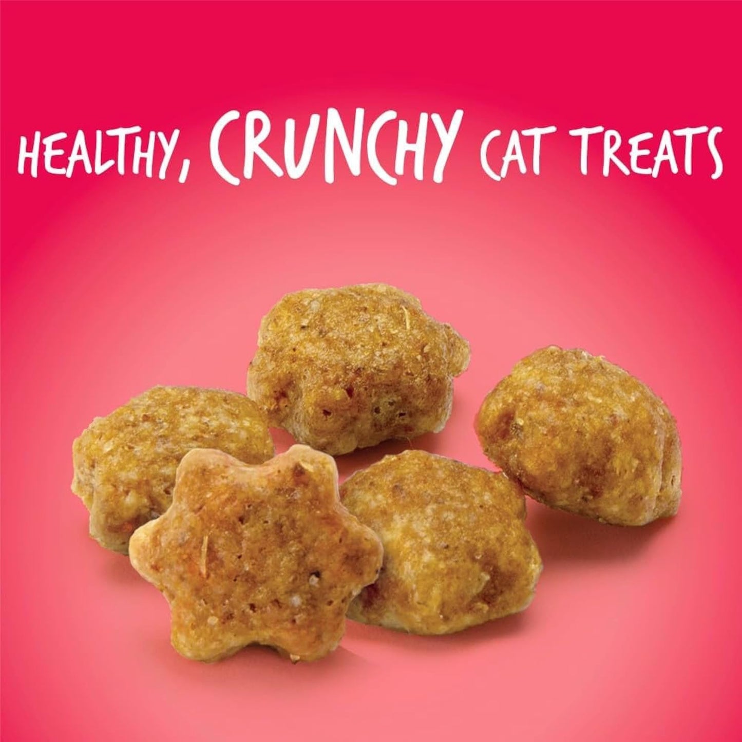 Fruitables Cat Crunchy Treats For Cats – Healthy Low Calorie Packed with Protein – No Wheat, Corn or Soy – Made with Real Salmon with Cranberry – 2.5 Ounces