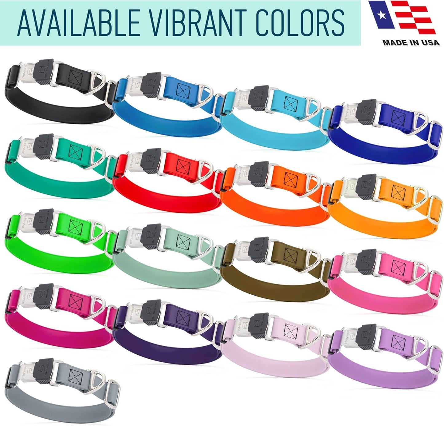 Dogline Biothane Waterproof Dog Collar with Herm Sprenger Black Stainless Steel Quick Release Buckle – Heavy Duty Tactical Durable Collar for Dogs – Comfortable and Safe Pet Collar W 1" L 15-25" Pink