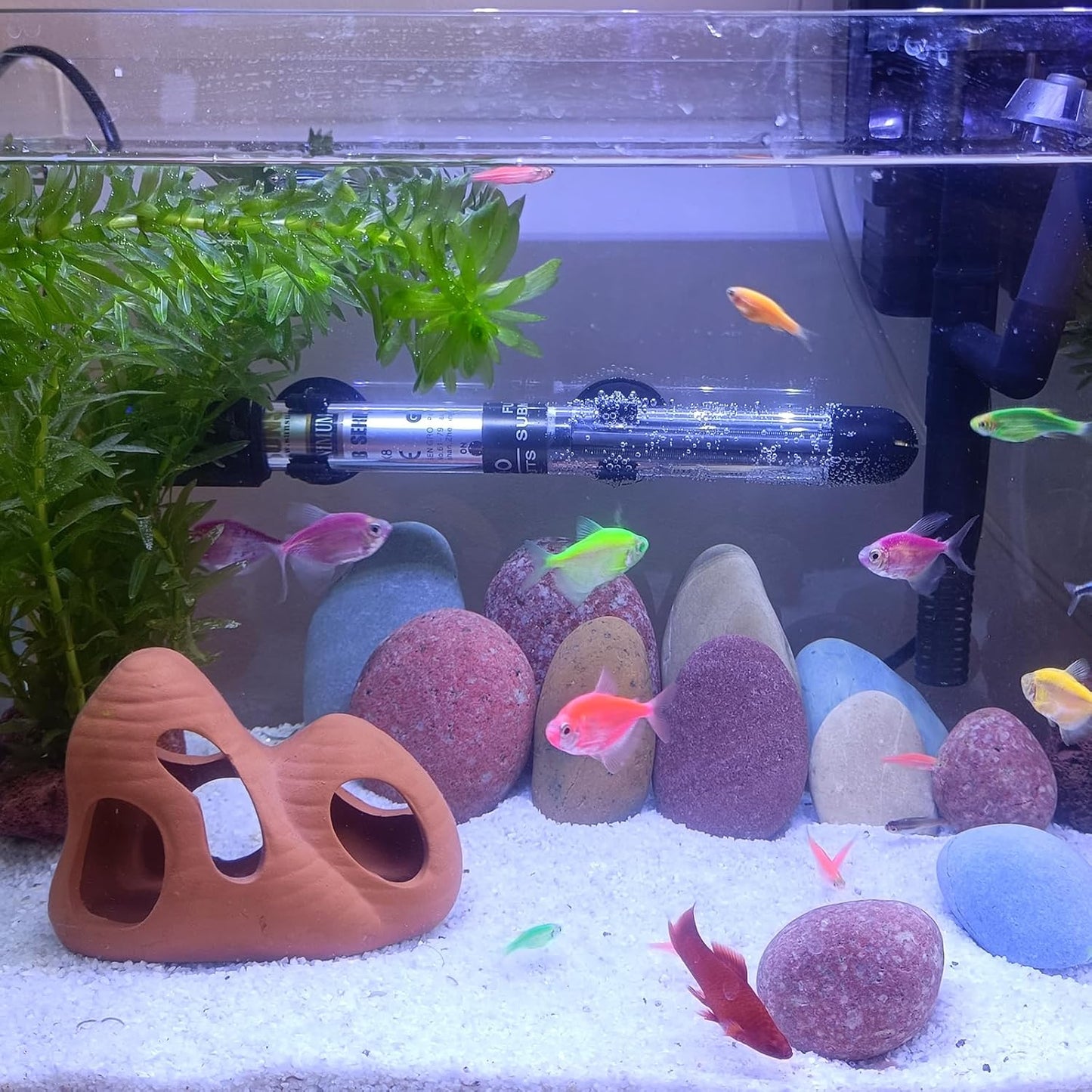 20 lbs Aquarium White Sand, 0.8-2 mm Small Aquarium Gravel for Fish Tank. Decorative Sand for Aquarium, Paintings, Plants Potted, Fire Pits, Candle, Vase and Crafts