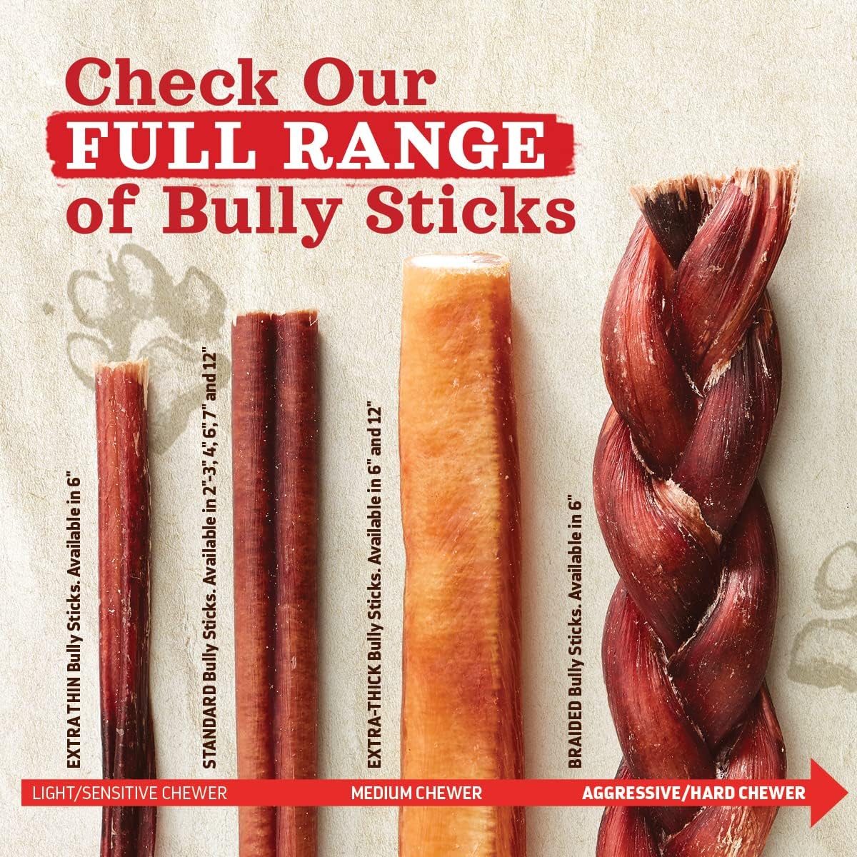 Natural Farm Odor-Free Bully Sticks (6”, 8oz) All-Natural Long-Lasting Chews, 100% Beef Pizzle, Grass-Fed, Grain-Free, Hormone-Free, Protein for Muscle Development & Energy, Perfect for Medium Dogs
