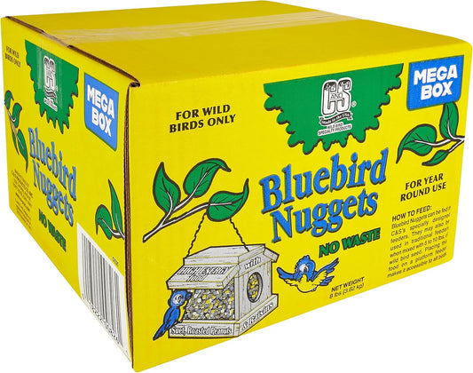 C&S Wild Bird Bluebird Suet Nuggets Mega Box, 8 Pounds