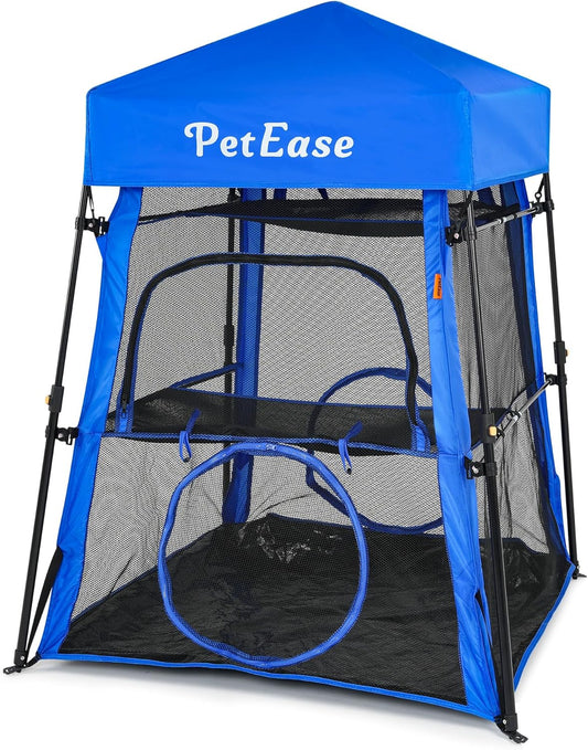 Cat Tower Tent,Outdoor Patio Cat Enclosures with Breathable Mesh,Indoor Playpen Portable Exercise Tent